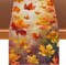13x72 Inch Maple Leaves Fall Table Runner, Autumn Harvest Thanksgiving Decor for Kitchen & Dining Room, Farmhouse Polyester Tablecloth for Harvest Festival & Seasonal Home Supplies
